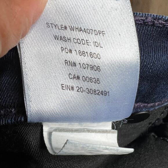 Hudson‎ Dark Wash Barbara Zip Fly Skinny Fit Denim Jeans Women's Size 26 - Picture 9 of 10